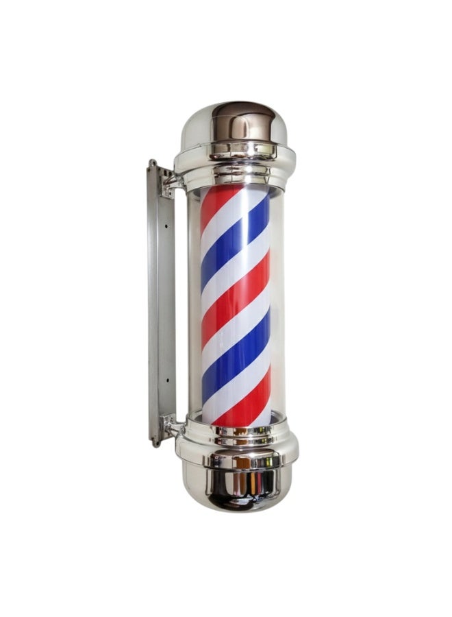 Classic Barber Pole LED Salon Light with Rotating Cylinder | High Brightness Energy Saving | Acrylic Tube | Wall Mounted | 93×29×24 cm - Image 1